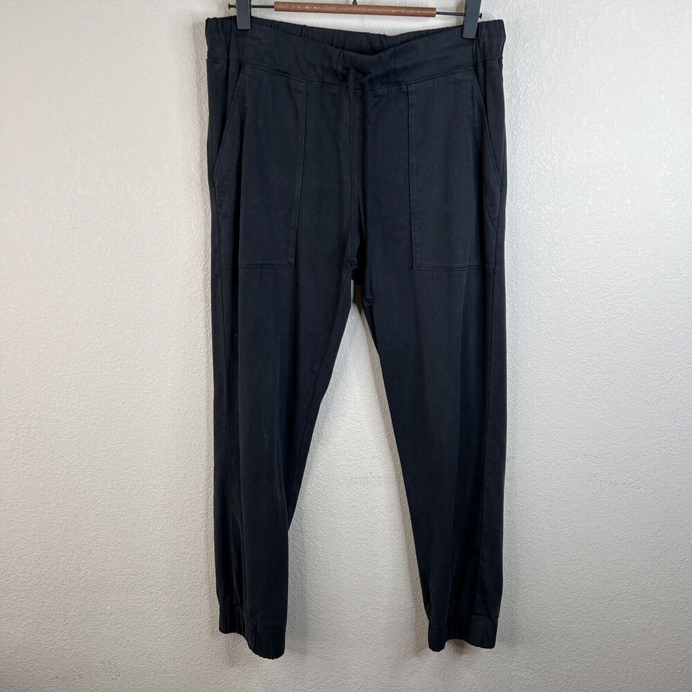 Chelsea & Violet Black Joggers Women’s‎ Small Drawstring Workout Sports Casual